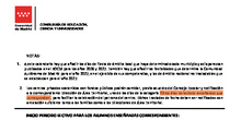 Calendario escolar 26/27