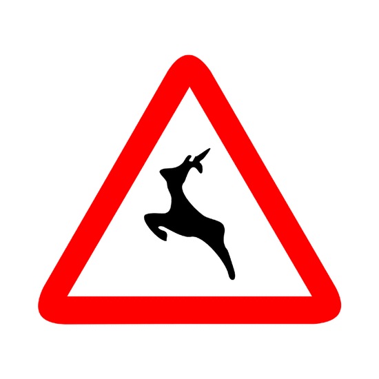 Peligro: Paso de animales en libertad