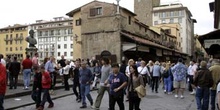 Ponte Vecchio y Via degli Orafi, Florencia