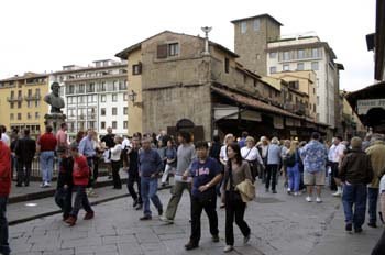 Ponte Vecchio y Via degli Orafi, Florencia