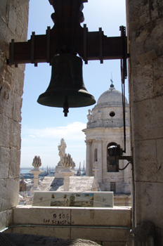 Vista desde el campanario, Catedral de Cádiz, Andalucía