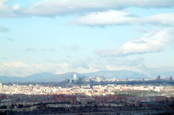Vista de Madrid desde el Cerro de los ángeles