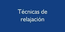 Técnicas de relajación