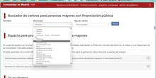 Buscador de centros para personas mayores con financiación pública. Prof. Eduardo Rojo Sánchez