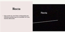 RECTA, SEMIRRECTA Y SEGMENTO