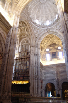 Interior de la Catedral de Córdoba, Andalucía