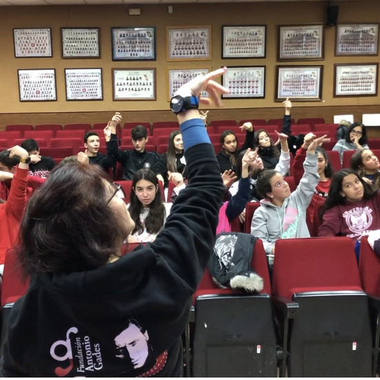 2019 12 12 Taller de Flamenco en el IES Satafi 5