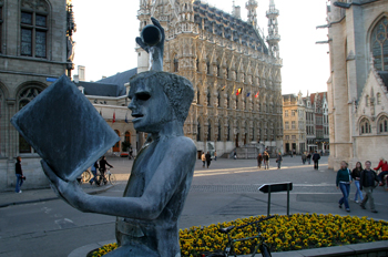 Monumento La Fuente de la Sabiduría, Lovaina, Bélgica