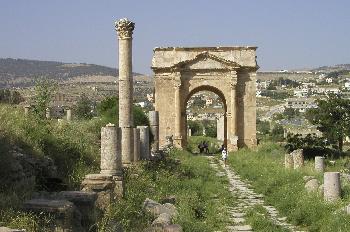 Arco de triunfo, Jarash, Jordania