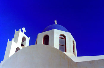 Iglesias de Santorini, Grecia