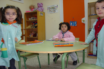 Niños en el aula