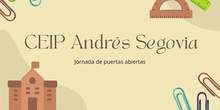 Presentación. Jornada de puertas abiertas