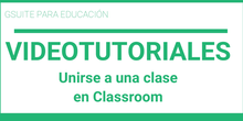 Unirse a una clase en Classroom