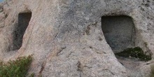 Cavidades en una roca