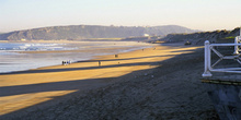 Vista desde Salinas de la playa de El Espartal, Castrillón, Prin