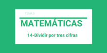 Dividir por tres cifras
