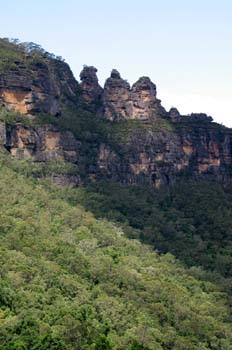 Las Tres Hermanas en las Montañas Azules, Australia