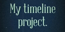 My timeline project. Thanks 3th grade.