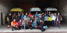 Visita de los alumnos de 3º ESO a Protección civil Móstoles