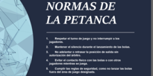 Normas petanca