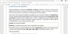 Lengua II Tema 1 Clase 12 20261029 - Estructura de la palabra: morfemas y lexemas