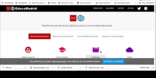 Acceso a Educamadrid y Cambio de contrasena