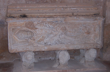 Sepulcro, Monasterio de SAnta María de Huerta; Soria; Castilla y
