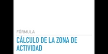SECUNDARIA - 3º - LA ZONA DE ACTIVIDAD - EDUCACIÓN FÍSICA - CLAUDIA CASADO - FORMACIÓN