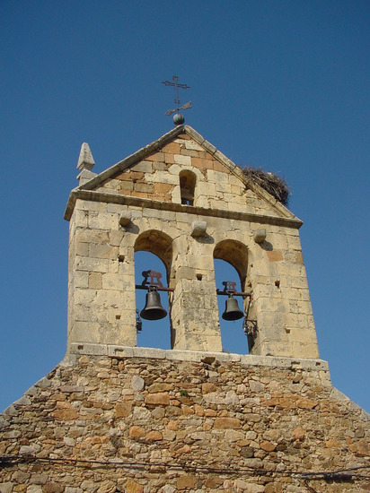 Campanario de ermita San Benito Abad en Gargantilla del Lozoya
