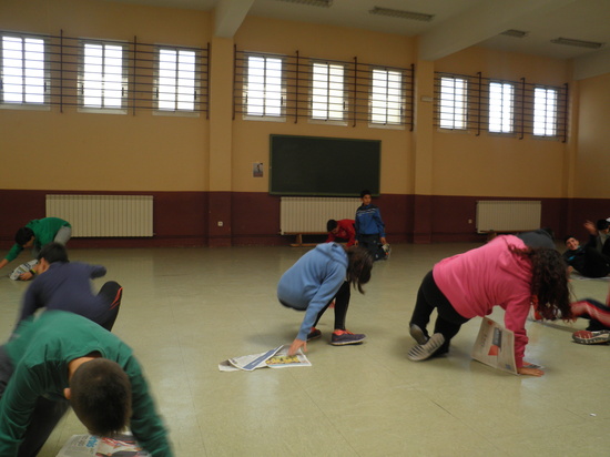 Ejercicio físico con material no convencional