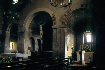 Abside de San Julián de los Prados, Oviedo, Principado de Asturi