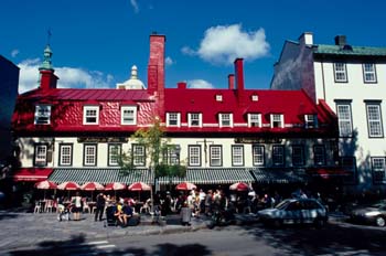 Plaza de armas, Quebec City, Canadá