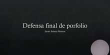 Defensa del porfolio Javier Solana
