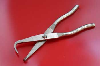 Herramienta, xtractor de muelles de tambores de freno de automóv