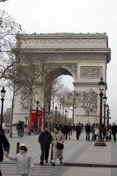 Arco del Triunfo de París, Francia