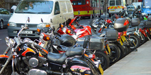 Motos estacionadas