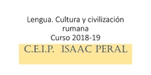 Lengua, civilización y cultura rumana 18-19
