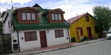 Casas de la ciudad de Ushuaia, Tierra del Fuego, Argentina