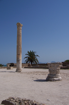Restos arqueológicos, Cartago, Túnez