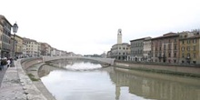 El  rio Arno por Pisa