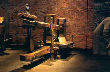 Prensa de “Sabigañu”, Museo de la Sidra de Asturias,