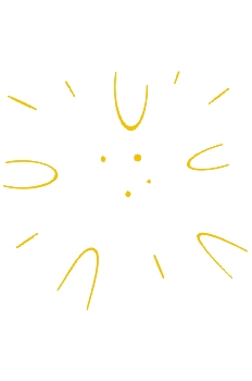 Globo amarillo explotado