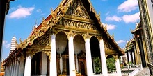 Fachada templo, Bangkok, Tailandia