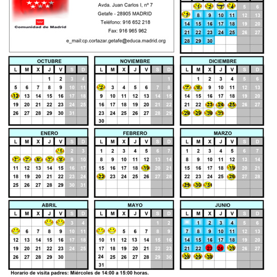 CALENDARIO ESCOLAR