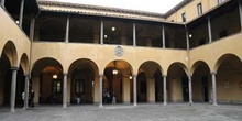Patio interno, Facultad de letras, Pisa