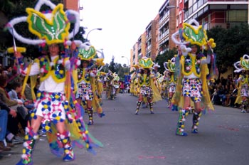 Comparsa en el desfile de carnaval - Badajoz