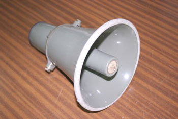 Bocina. Altavoz Exponencial. Vista General