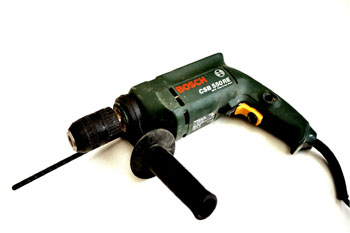 Taladradora atornilladora con tope de profundidad