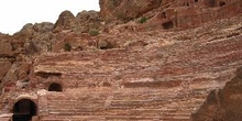Ruinas de un teatro romano, Petra, Jordania