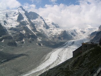Glaciar de Glossglockner en Pasterze